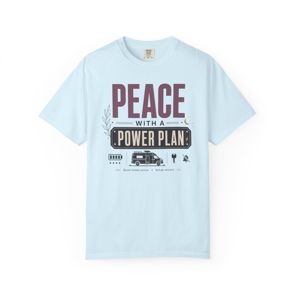 Peace With A Power Plan - T-Shirt