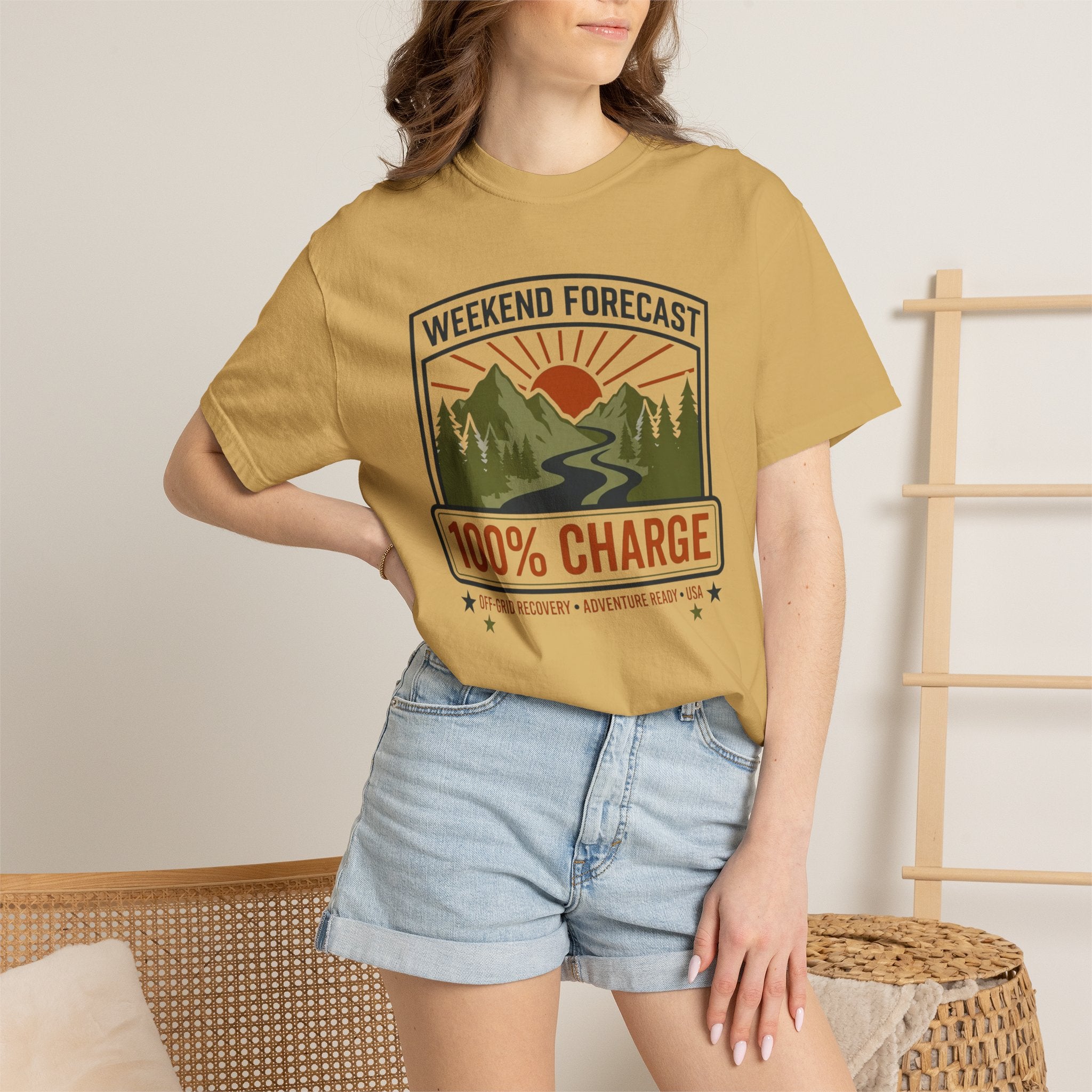 Weekend Forecast 100 Percent Charge - T-Shirt