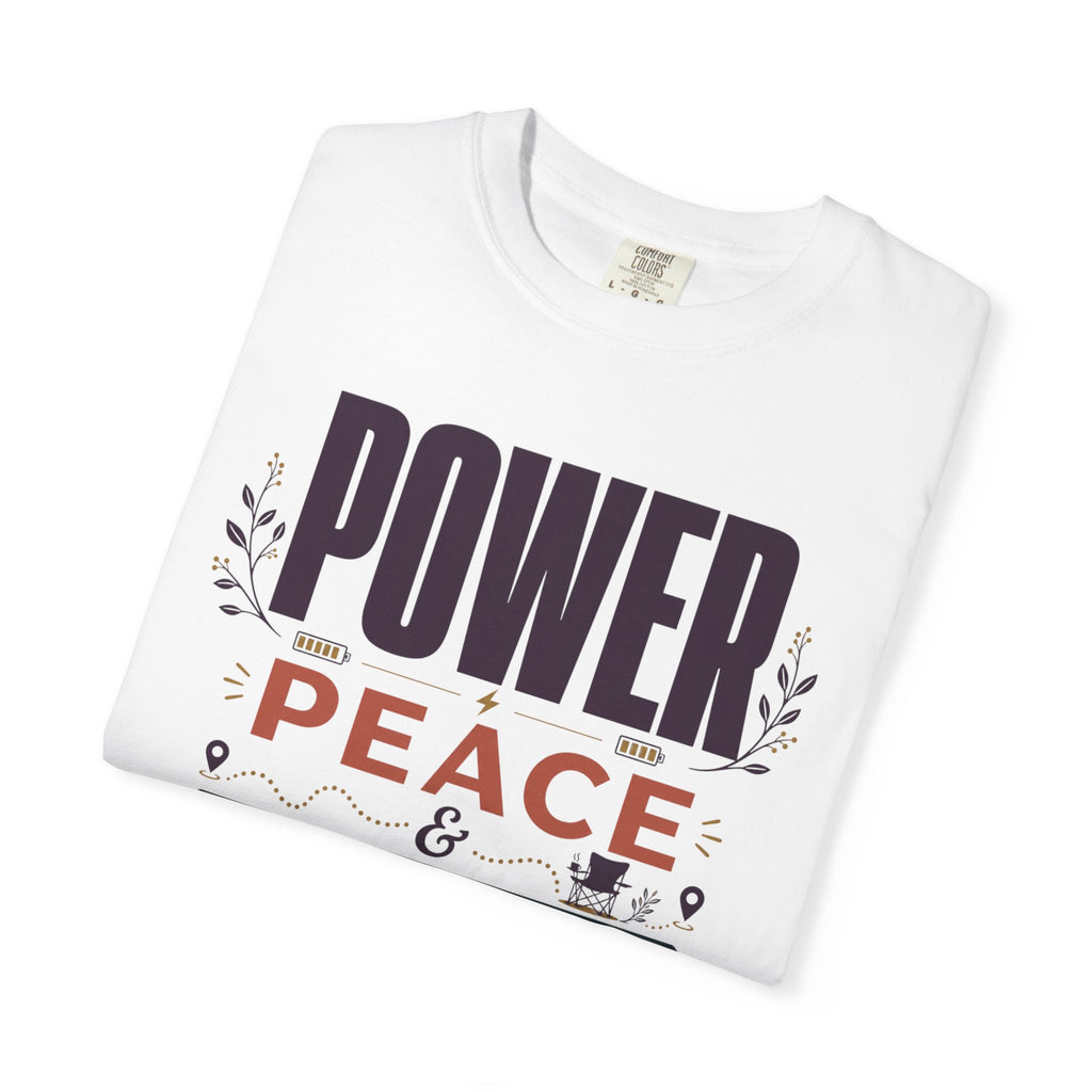 Power Peace And A Good Pull Off - T-Shirt