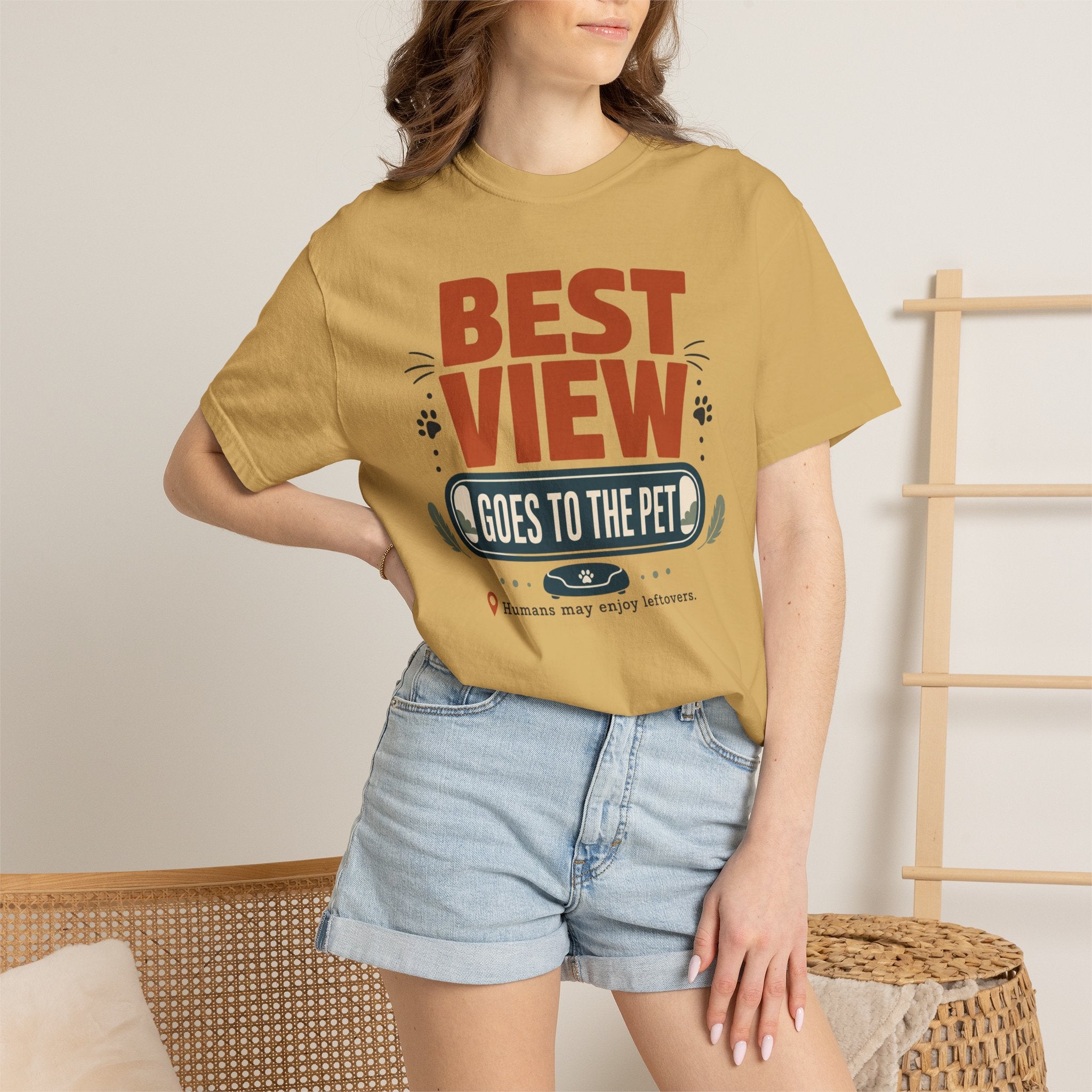 Best View Goes To The Pet - T-Shirt