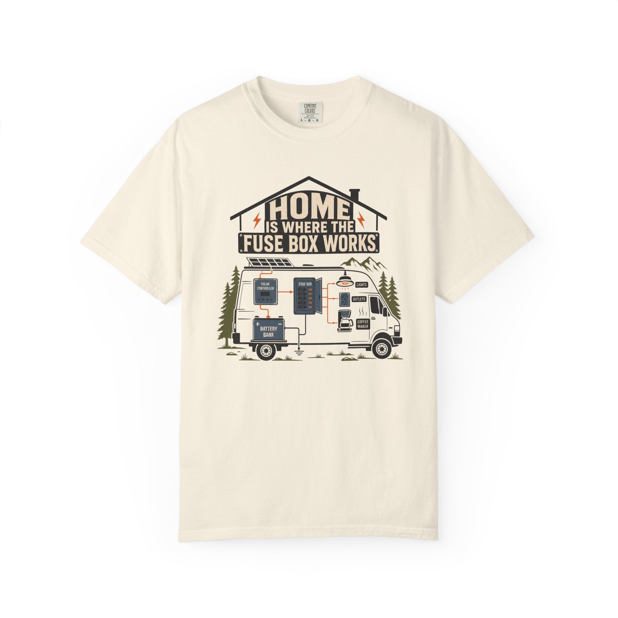 Home Is Where The Fuse Box Works - T-Shirt