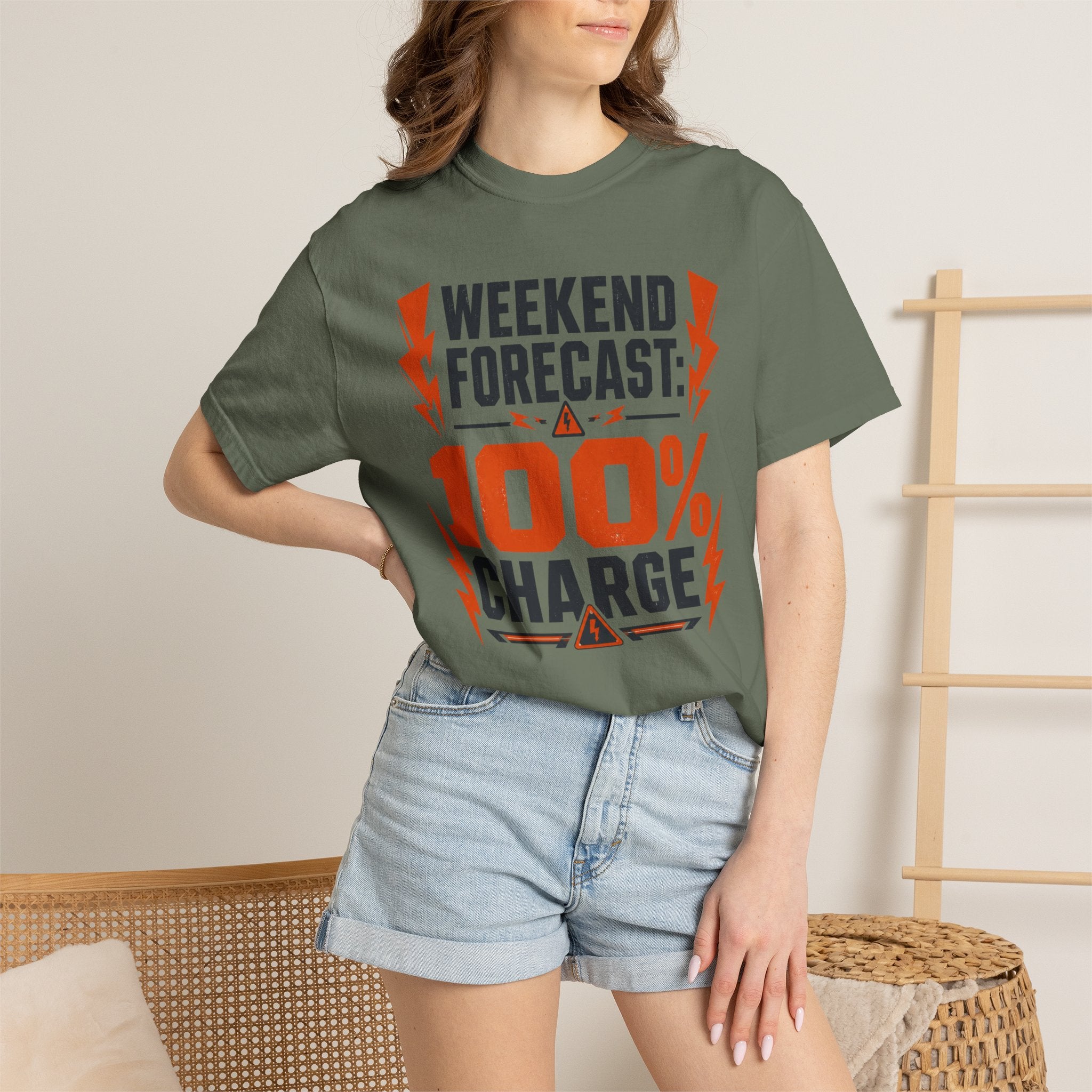 Weekend Forecast 100 Percent Charge - T-Shirt
