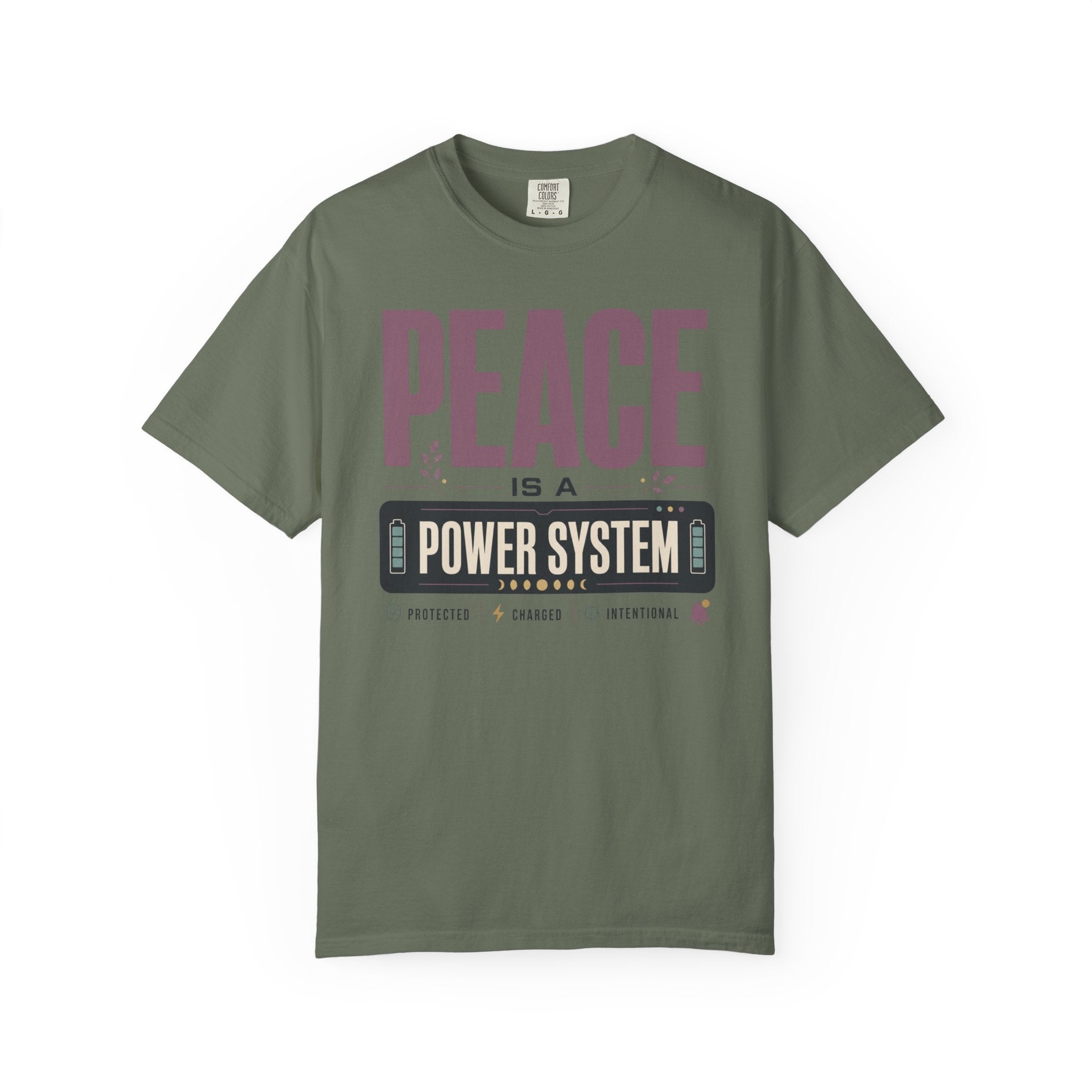 Peace Is A Power System - T-Shirt