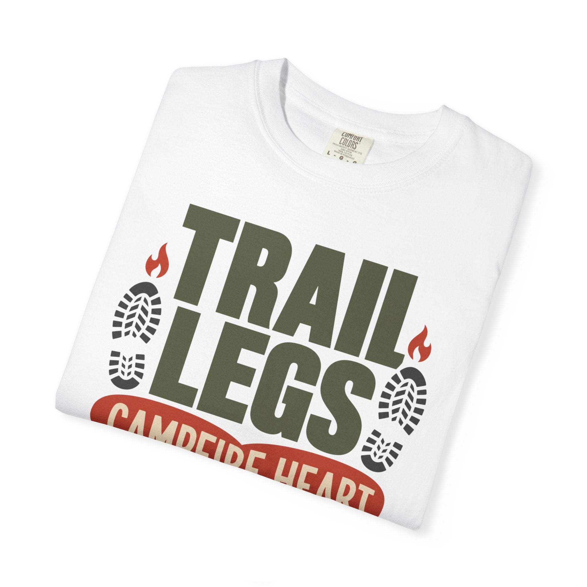 Trail Legs Campfire Heart - T-Shirt