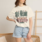 Self Reliant With A Snack Motivated Co Pilot - T-Shirt