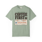 Terms And Conditions Coffee First - T-Shirt