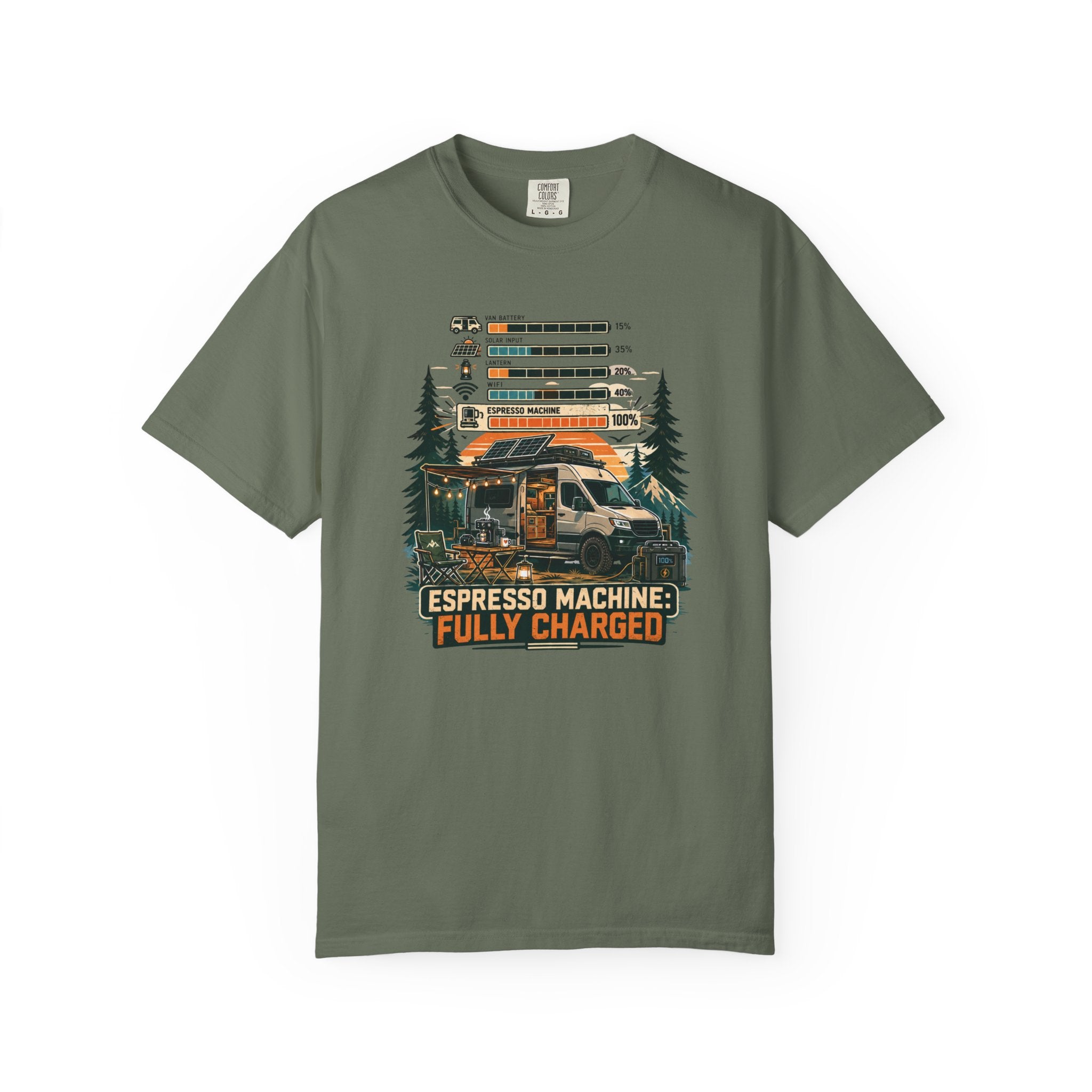 Espresso Machine Fully Charged - T-Shirt