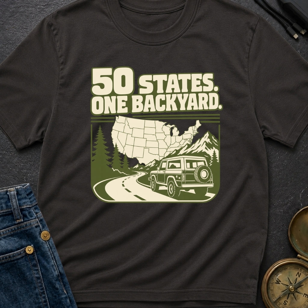 50 States One Backyard - T-Shirt