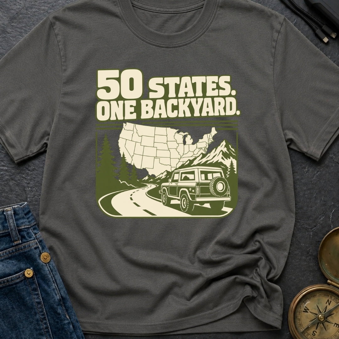 50 States One Backyard - T-Shirt