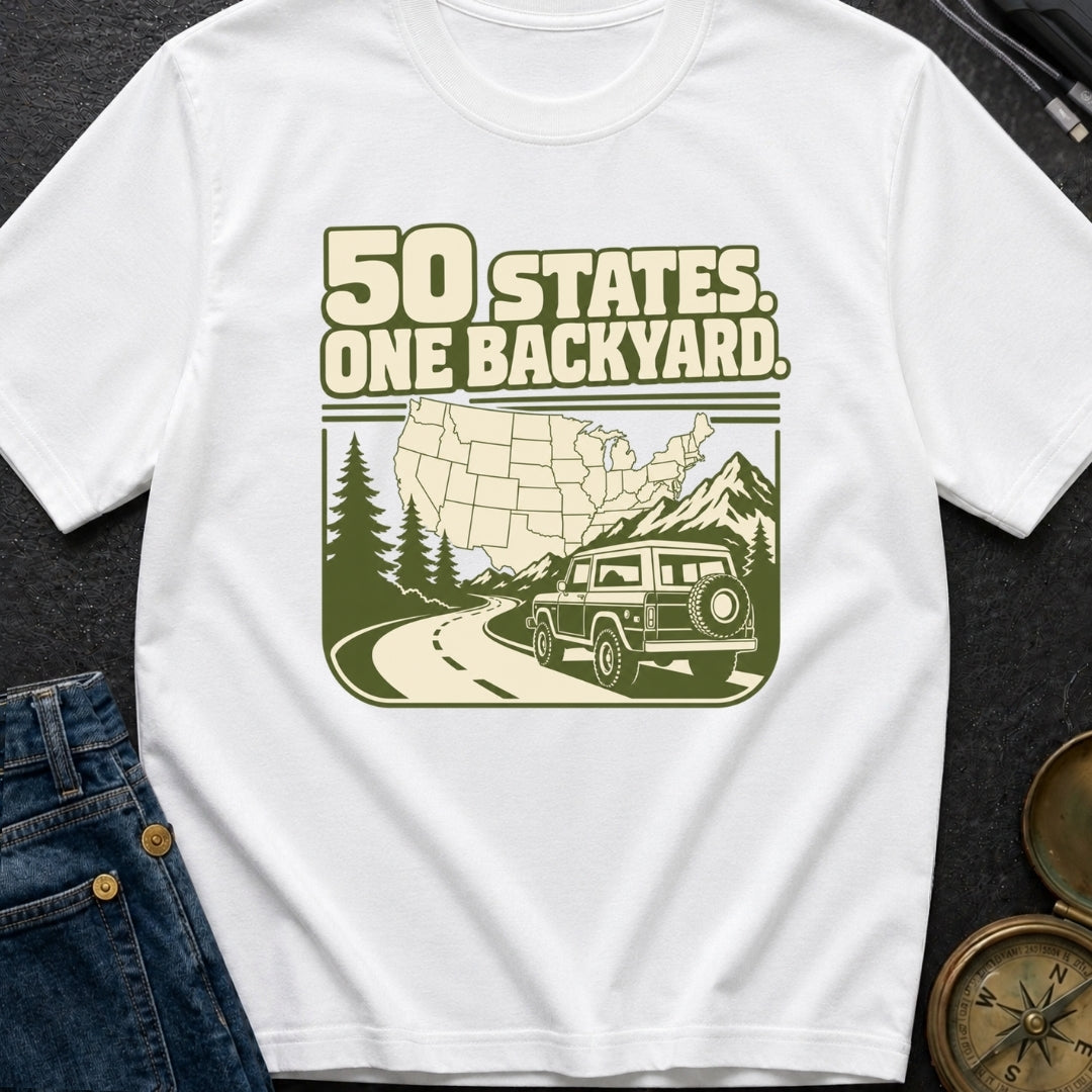 50 States One Backyard - T-Shirt