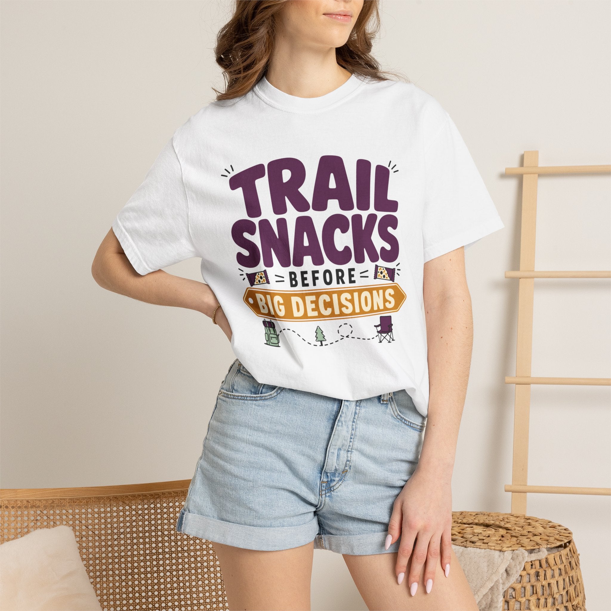 Trail Snacks Before Big Decisions - T-Shirt
