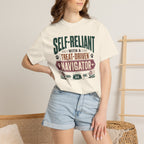 Self Reliant With A Treat Driven Navigator - T-Shirt