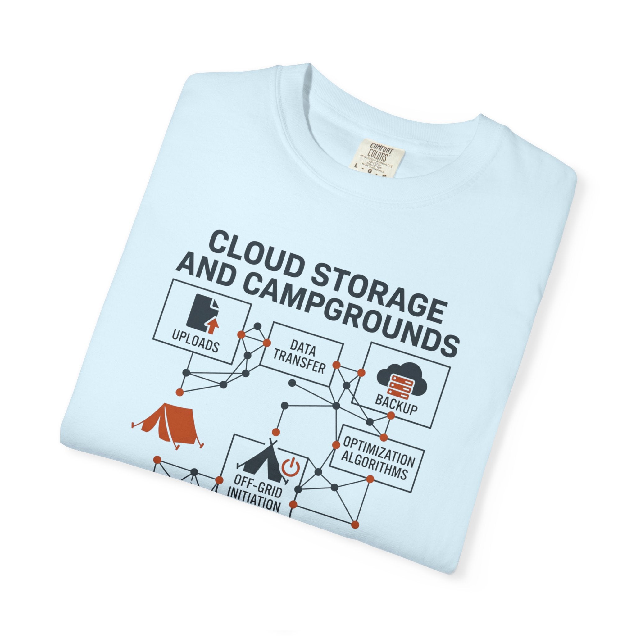Cloud Storage And Camping Grounds - T-Shirt