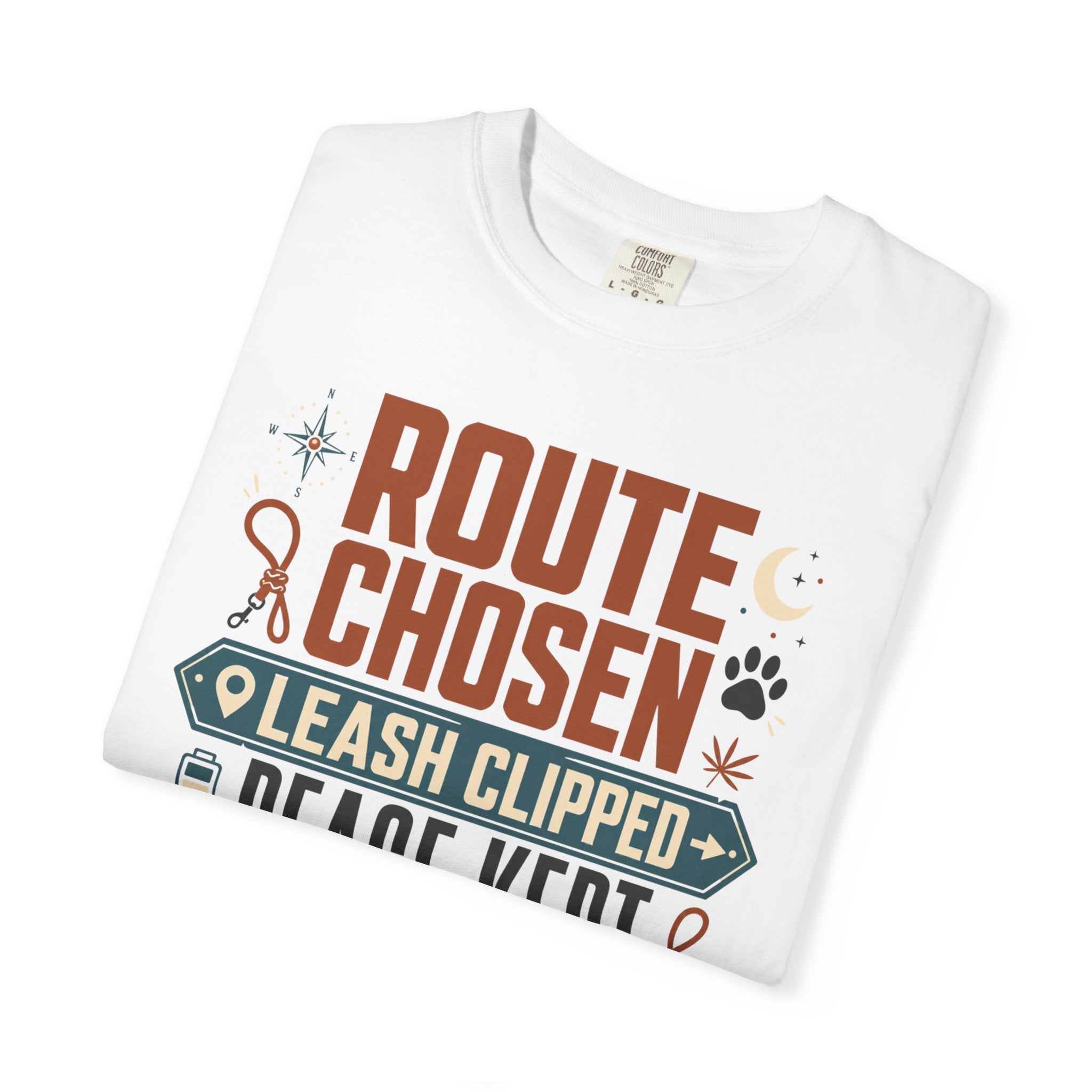 Route Chosen Leash Clipped Peace Kept - T-Shirt
