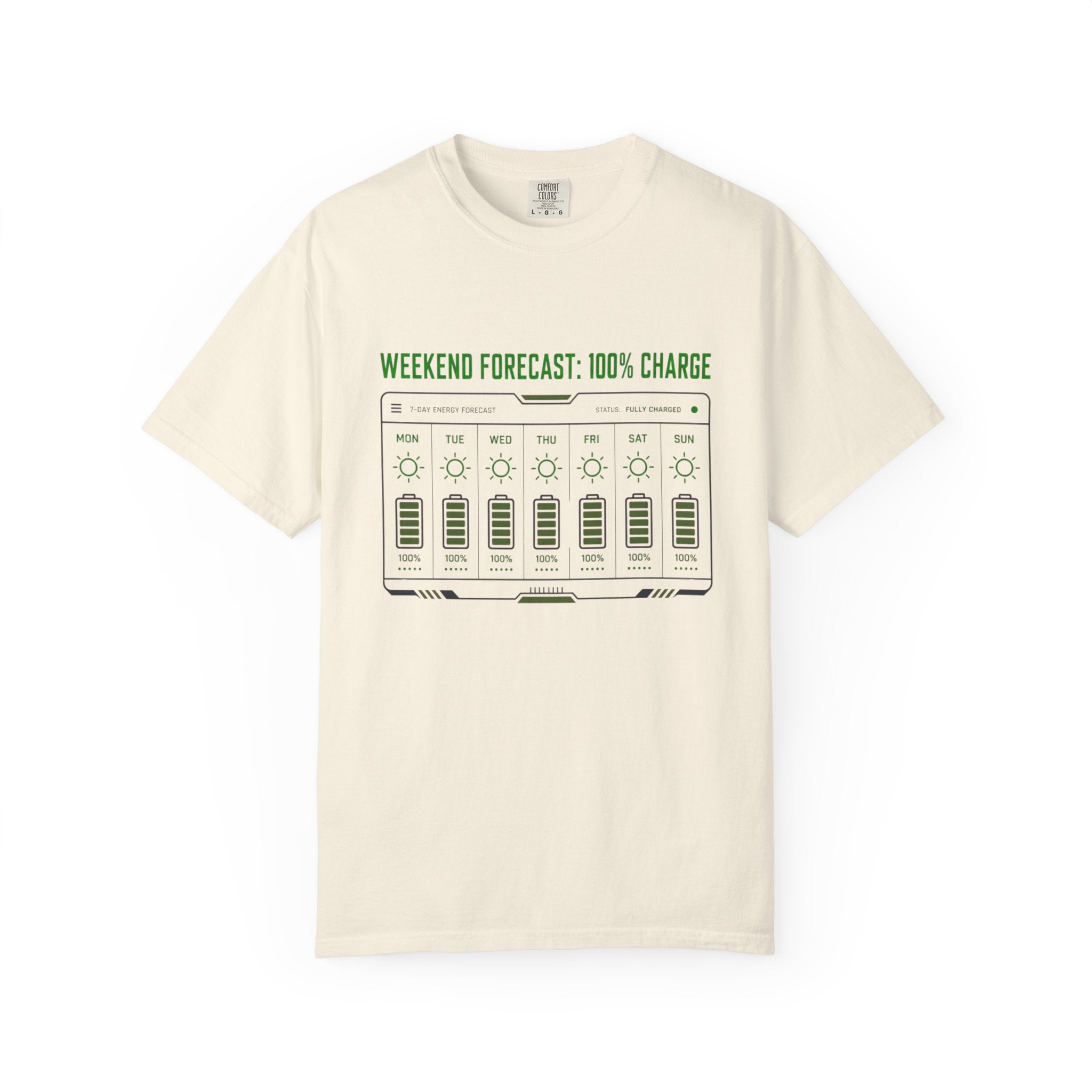 Weekend Forecast 100 Percent Charge - T-Shirt