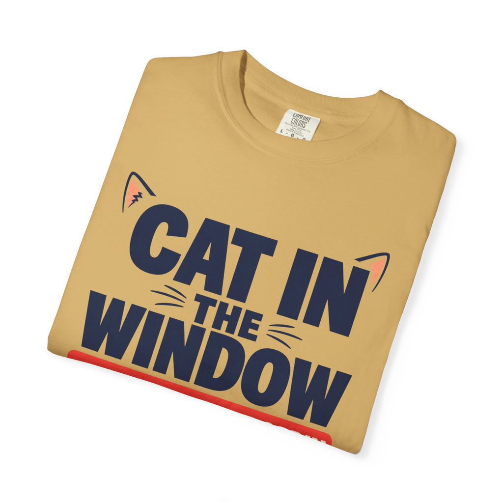 Cat In The Window Chaos In The Cabin - T-Shirt