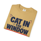 Cat In The Window Chaos In The Cabin - T-Shirt