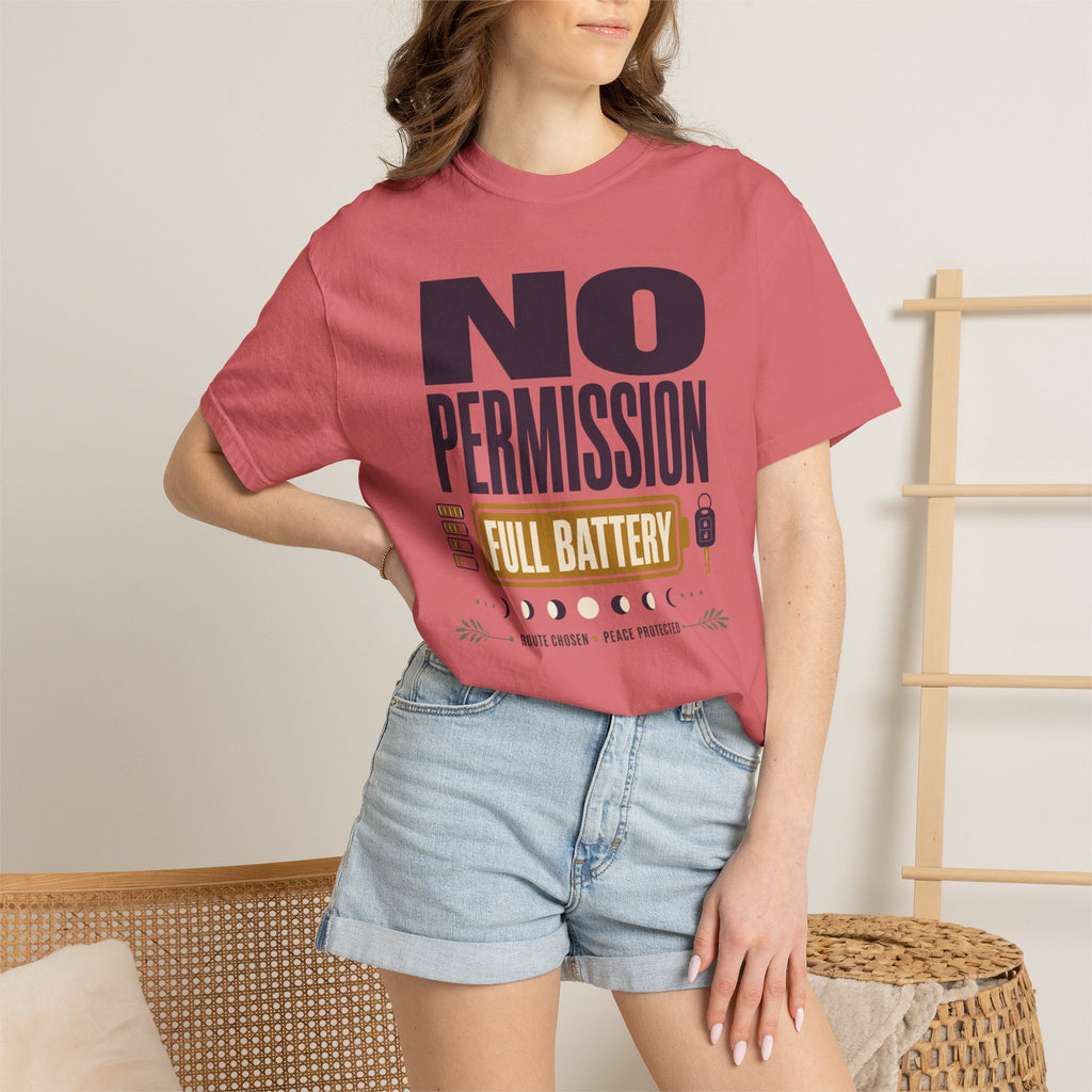 No Permission Full Battery - T-Shirt