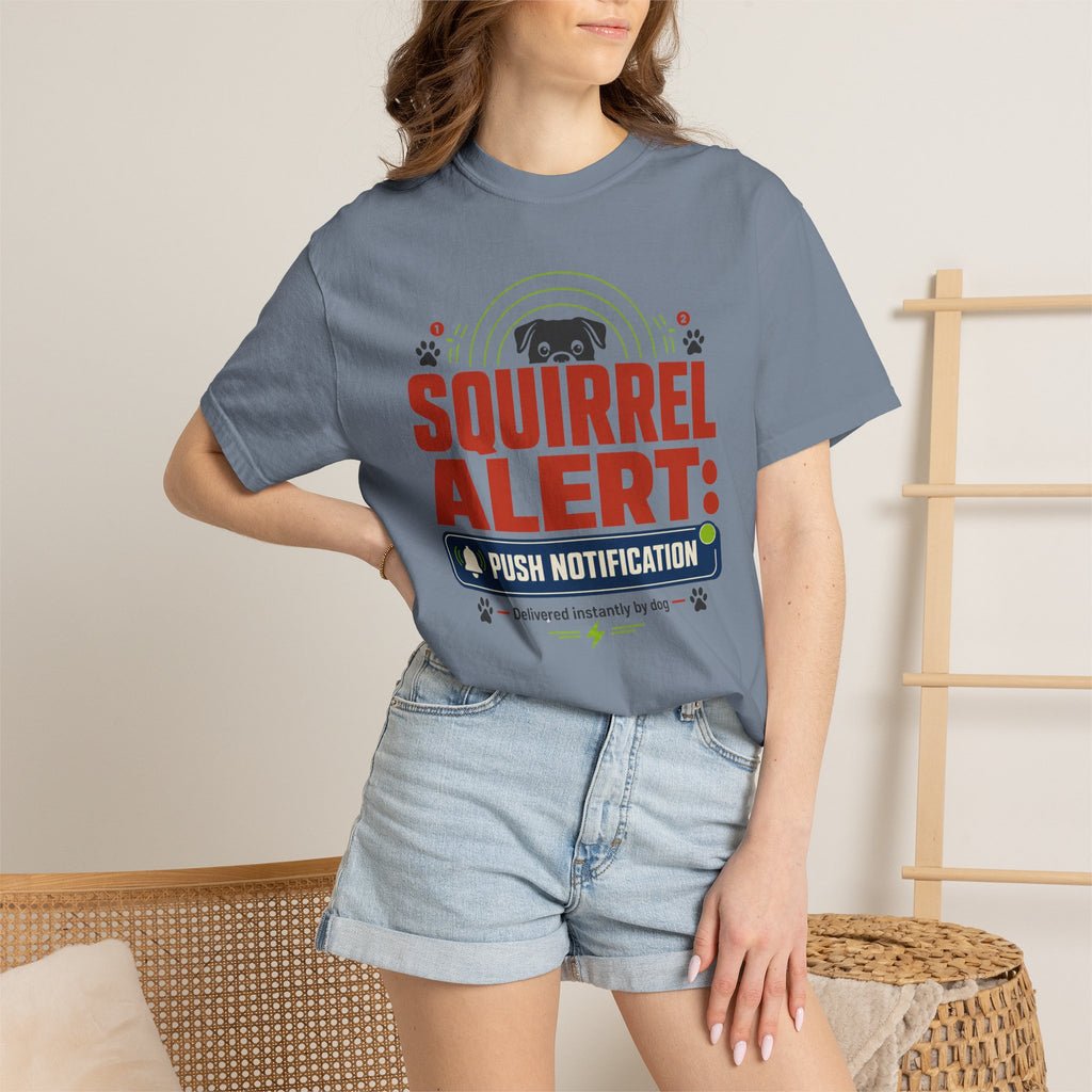 Squirrel Alert Push Notification - T-Shirt