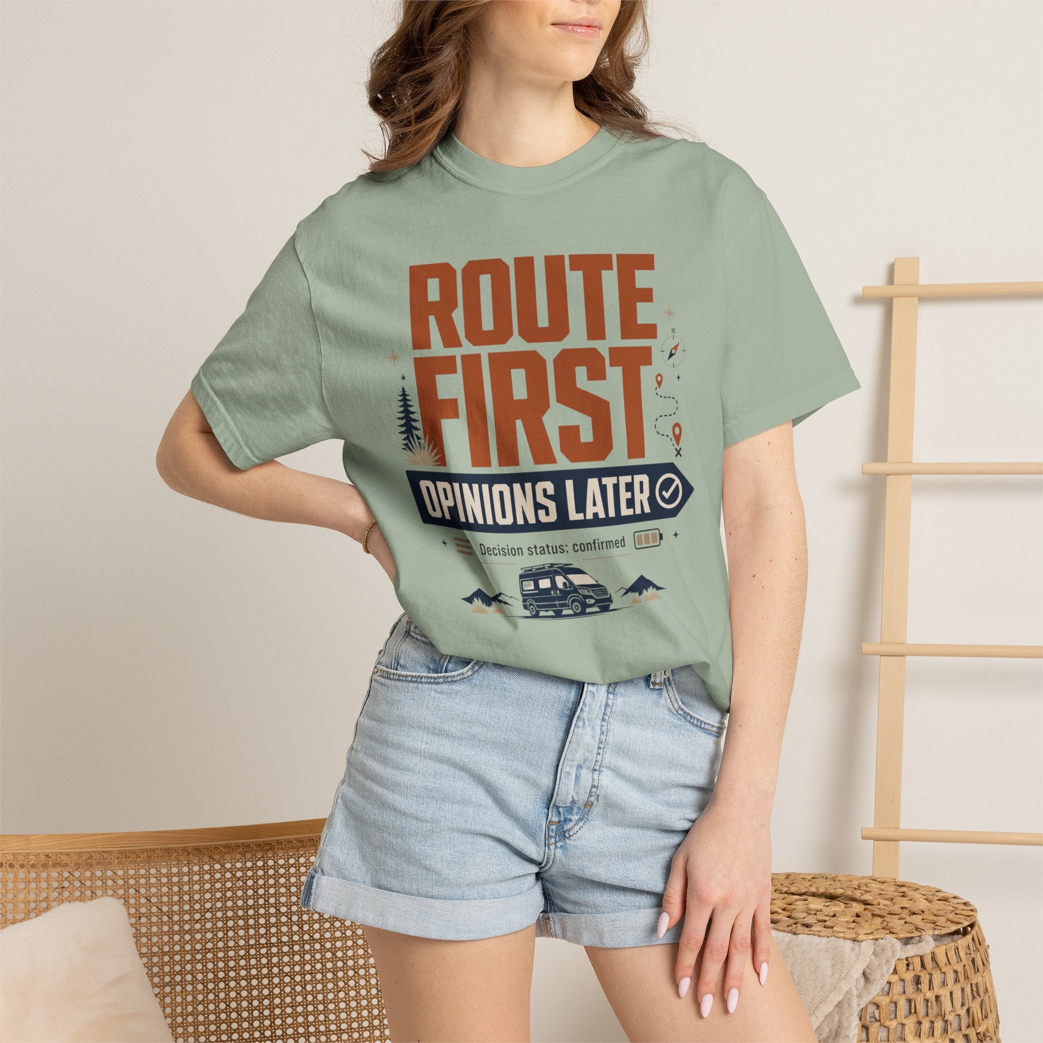 Route First Opinions Later - T-Shirt