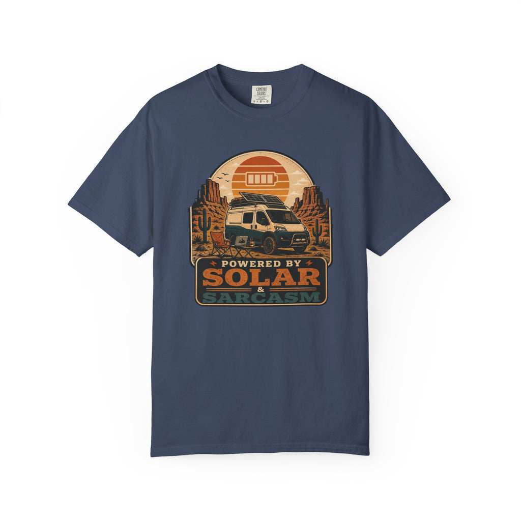 Powered By Solar and Sarcasm - T-Shirt