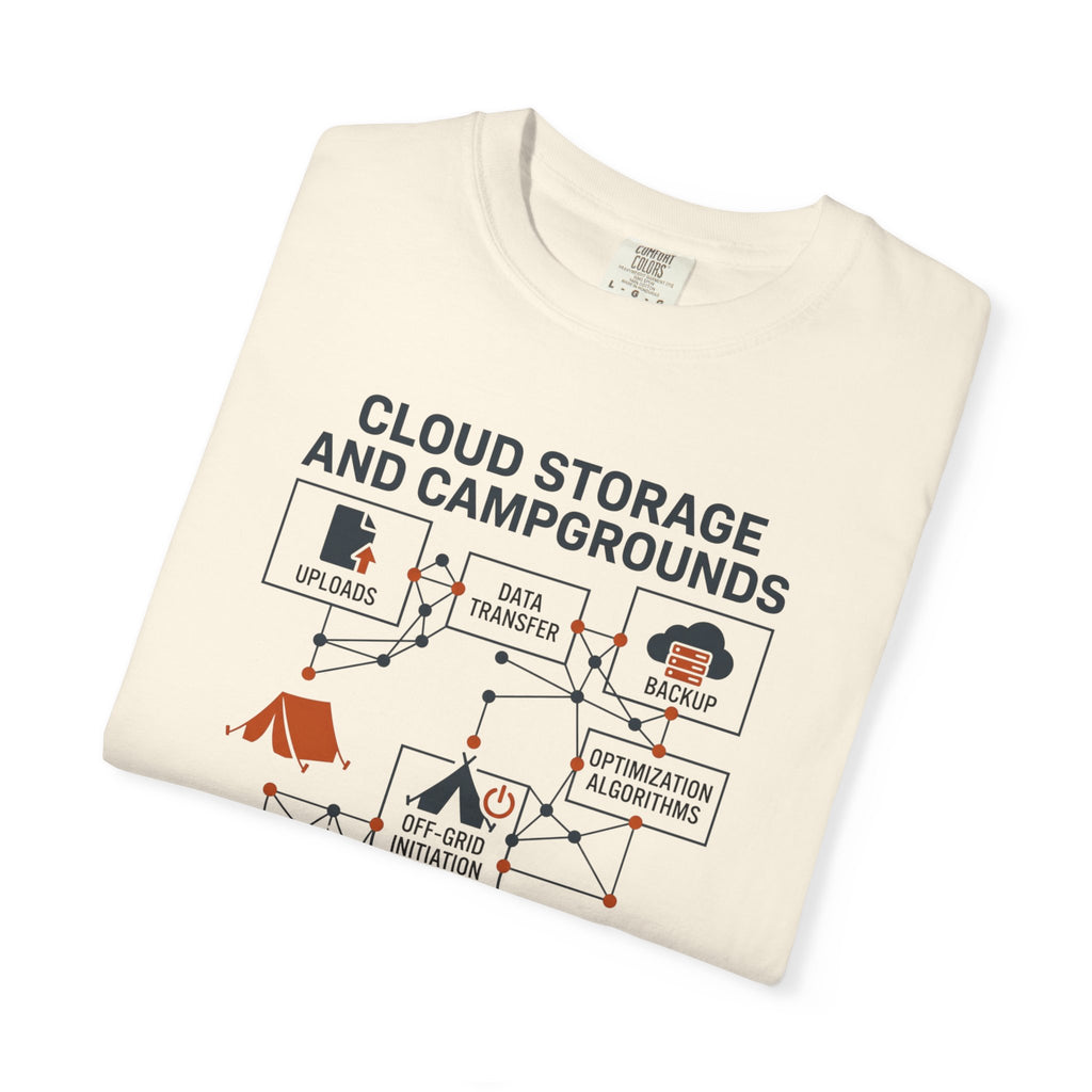 Cloud Storage And Camping Grounds - T-Shirt