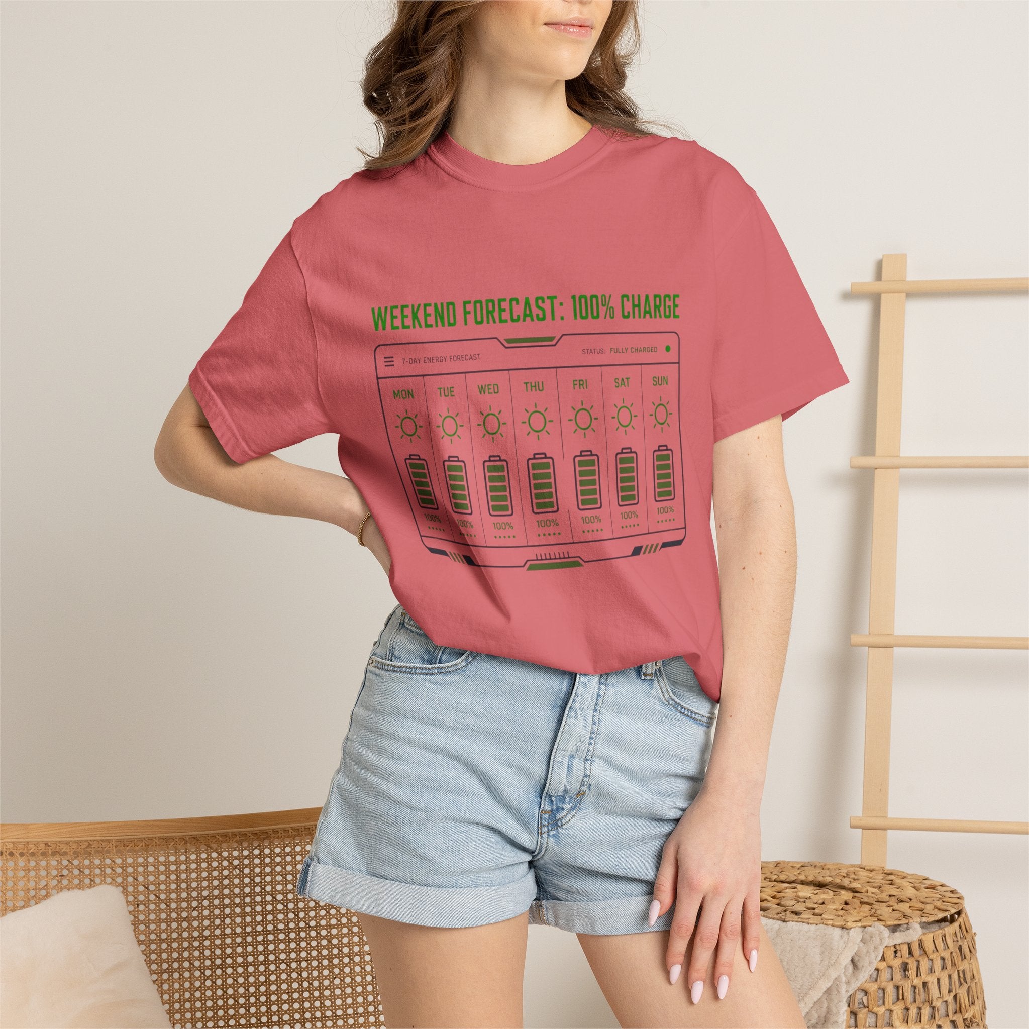 Weekend Forecast 100 Percent Charge - T-Shirt