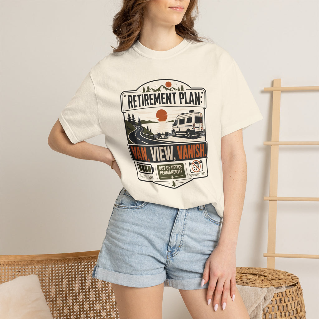 Retirement Plan Van View Vanish - T-Shirt