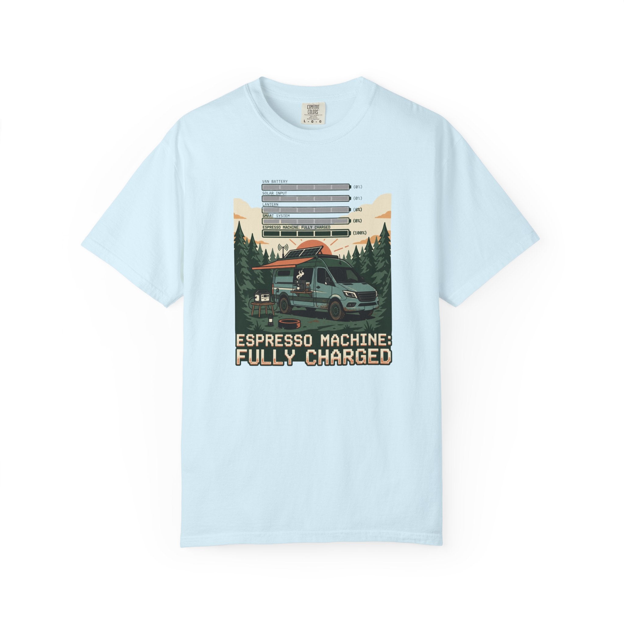Espresso Machine Fully Charged - T-Shirt