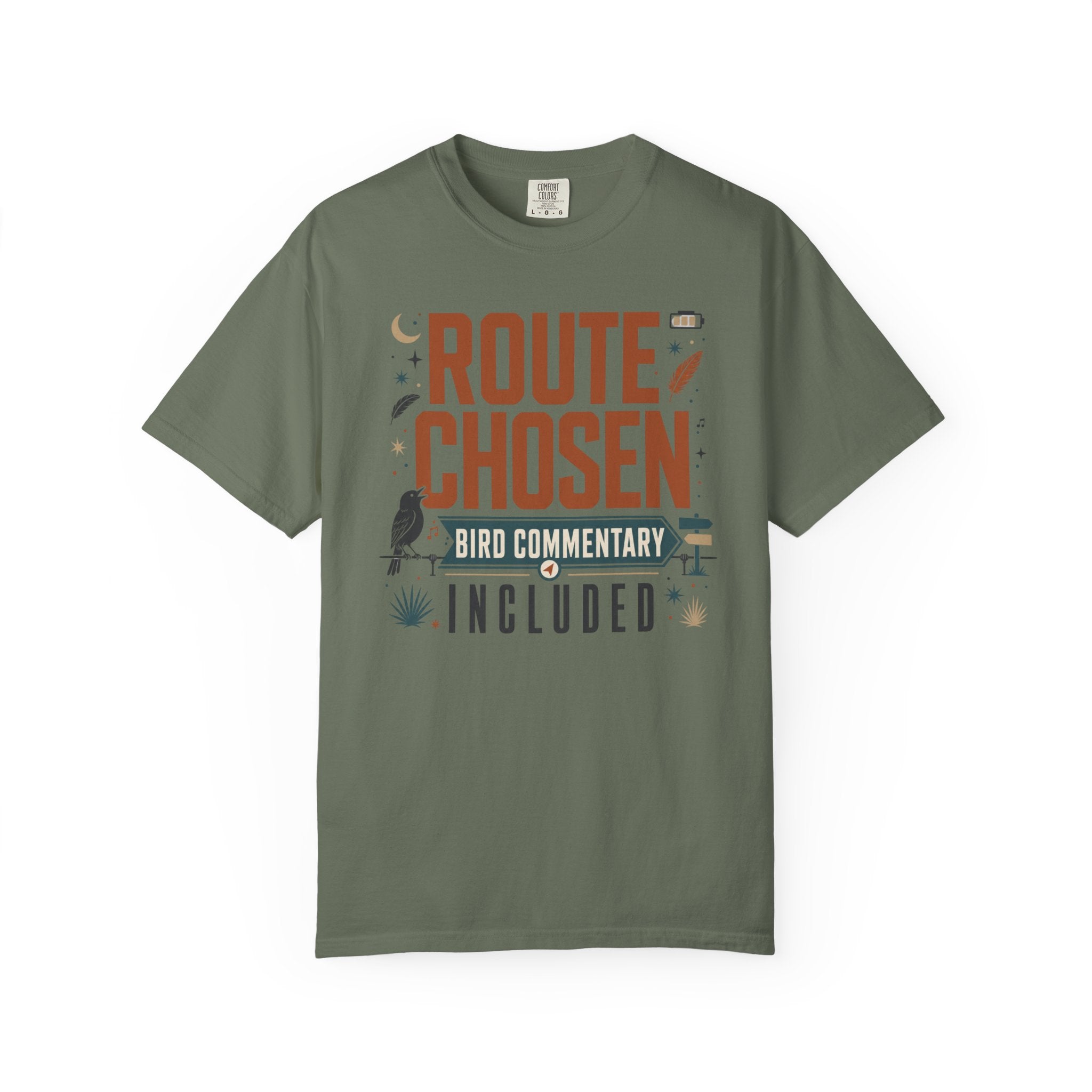Route Chosen Bird Commentary Included - T-Shirt