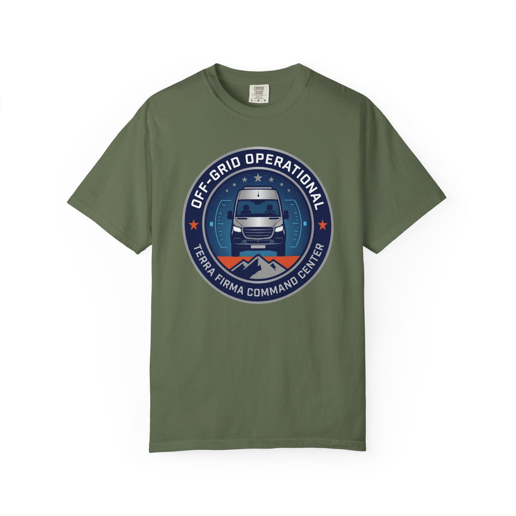 Off-grid Operational Terra Firma Command Center - T-Shirt