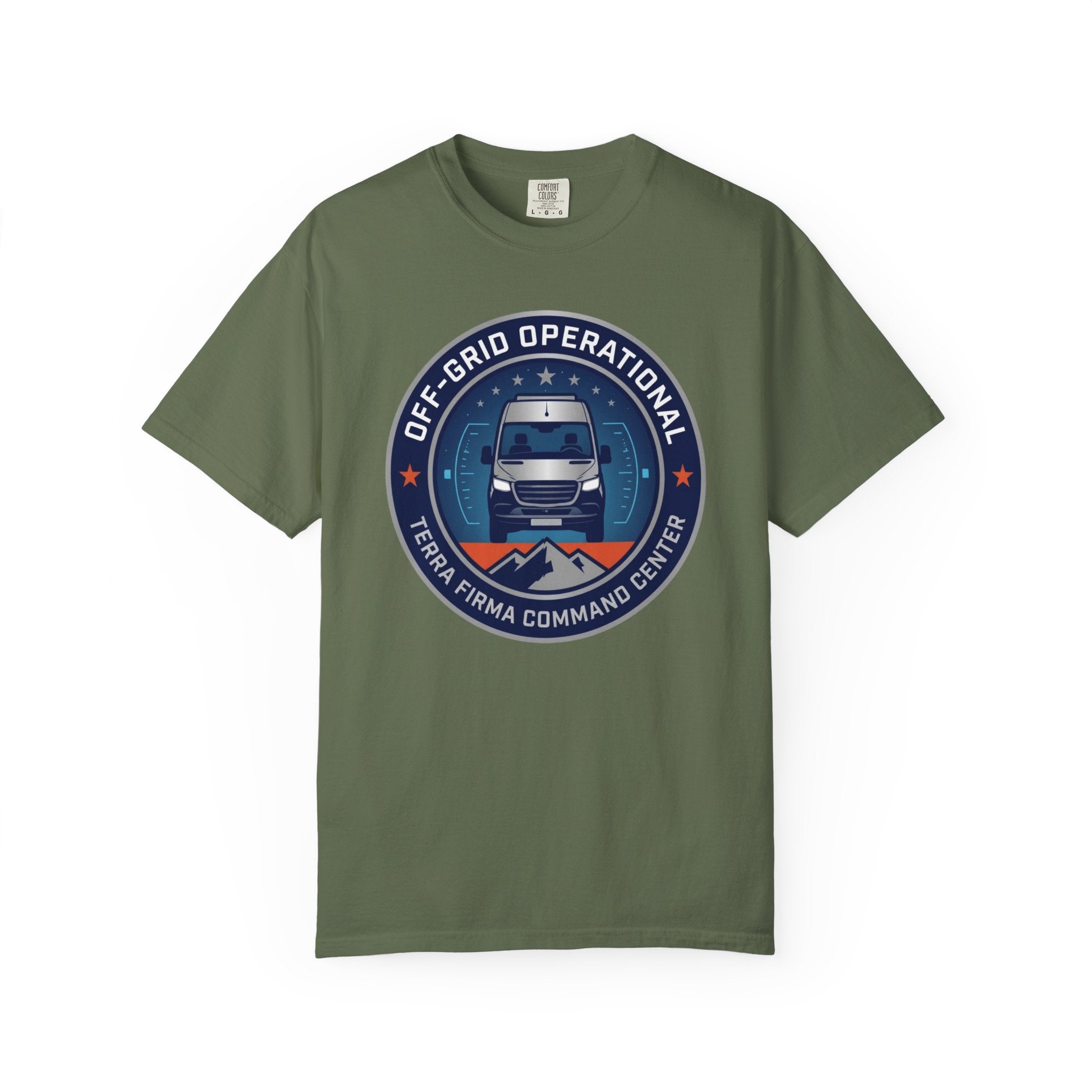 Off-grid Operational Terra Firma Command Center - T-Shirt