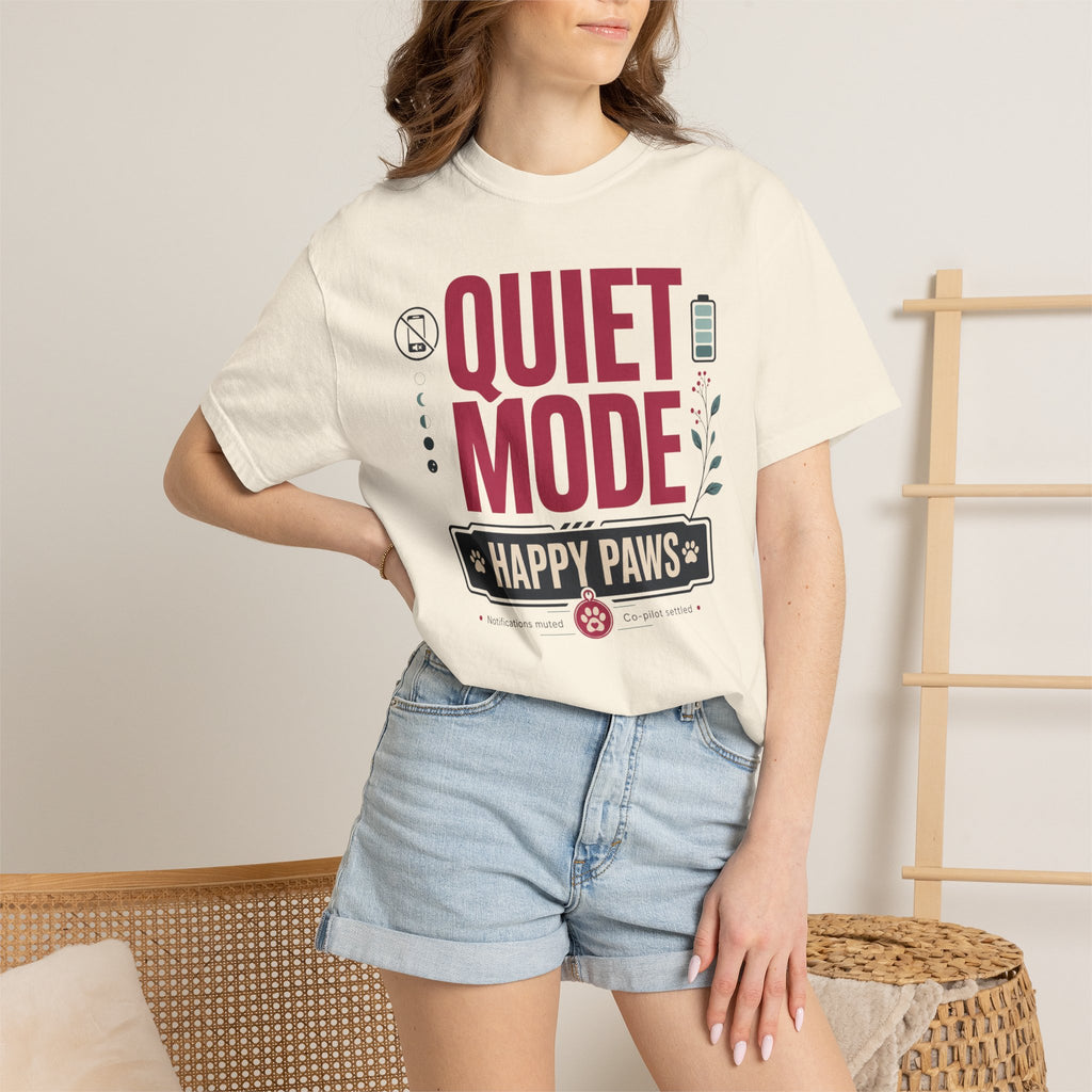 Quiet Mode Happy Paws - T-Shirt