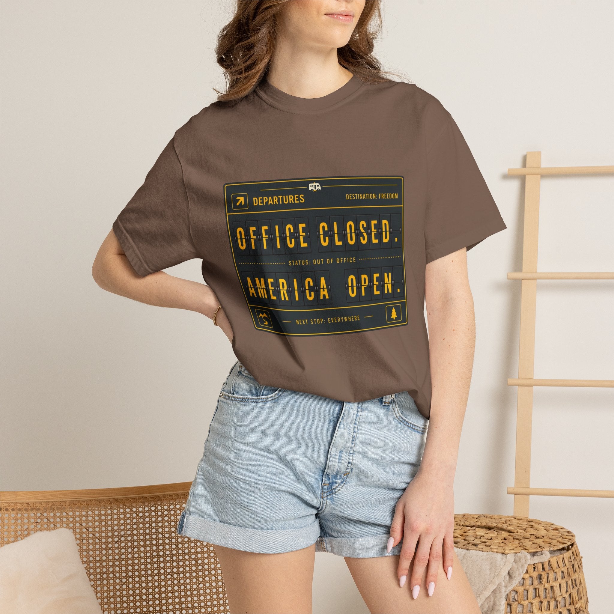 Office Closed America Open - T-Shirt