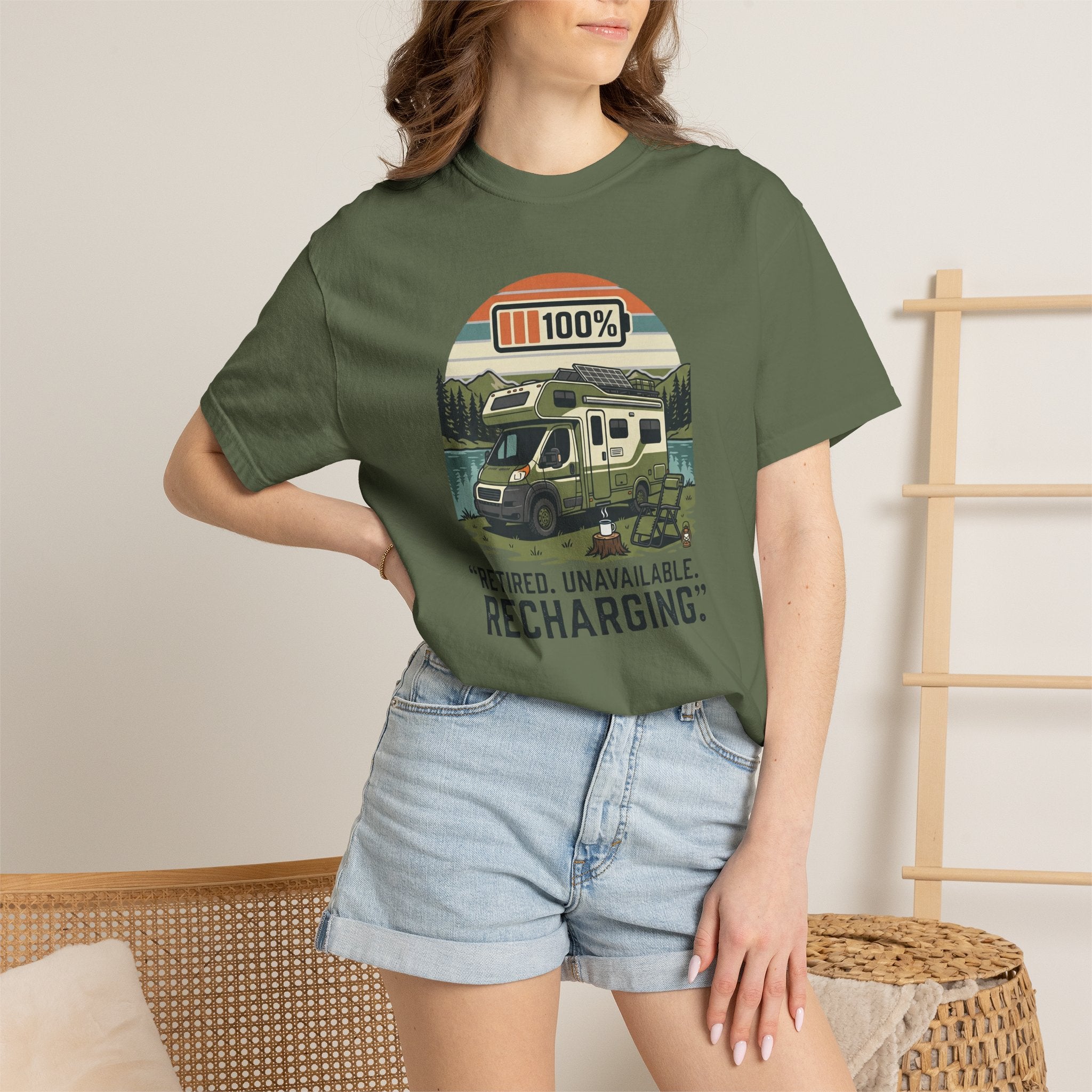 Retired Unavailable Recharging - T-Shirt