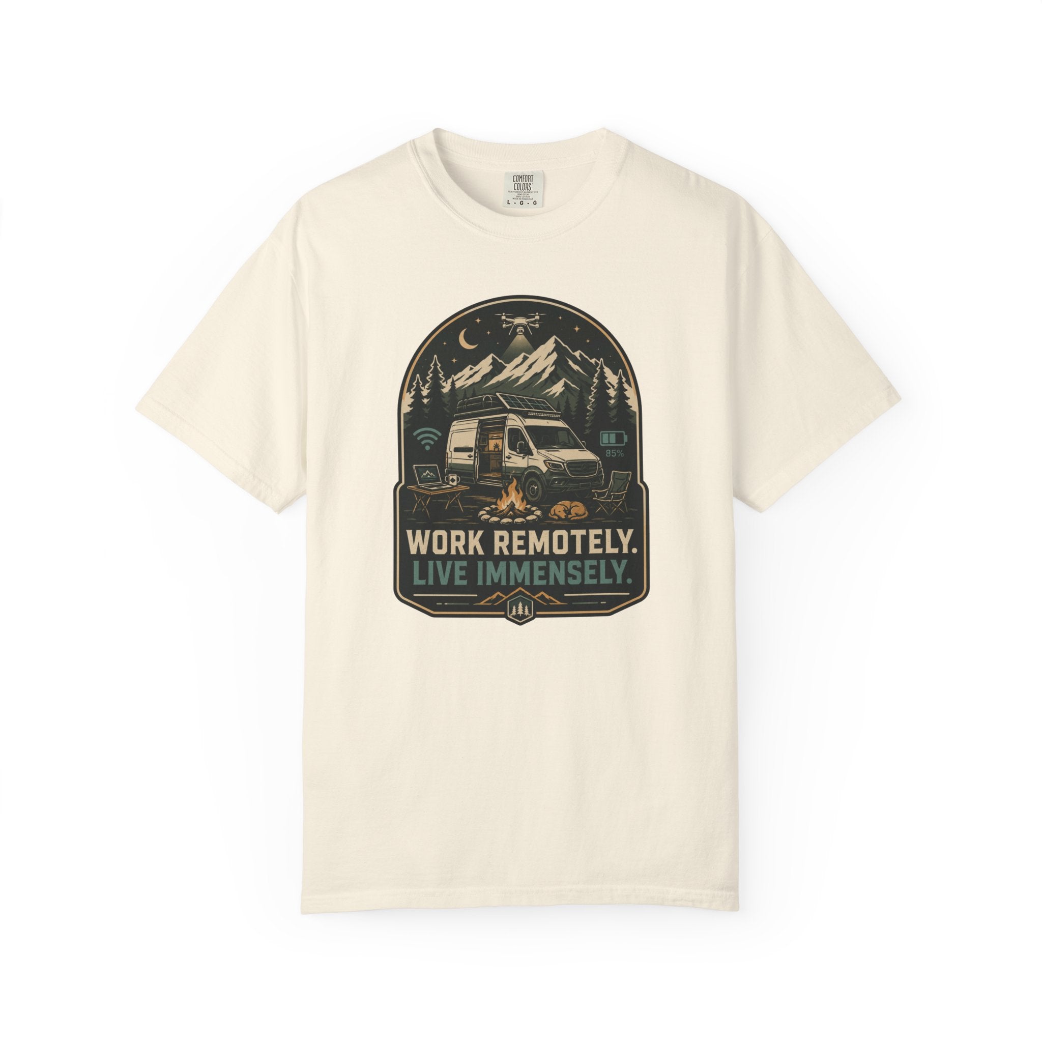 Work Remotely Live Immensely - T-Shirt