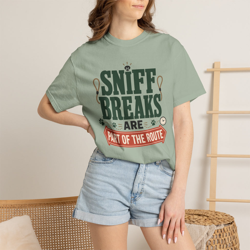 Sniff Breaks Are Part Of The Route - T-Shirt