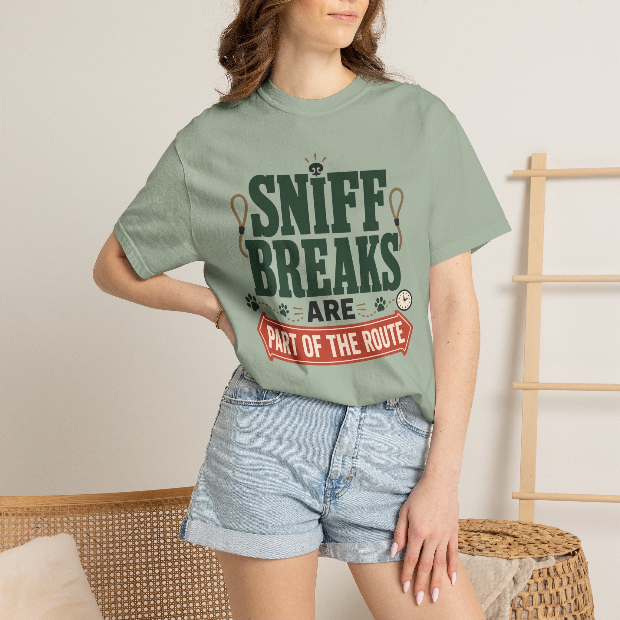 Sniff Breaks Are Part Of The Route - T-Shirt