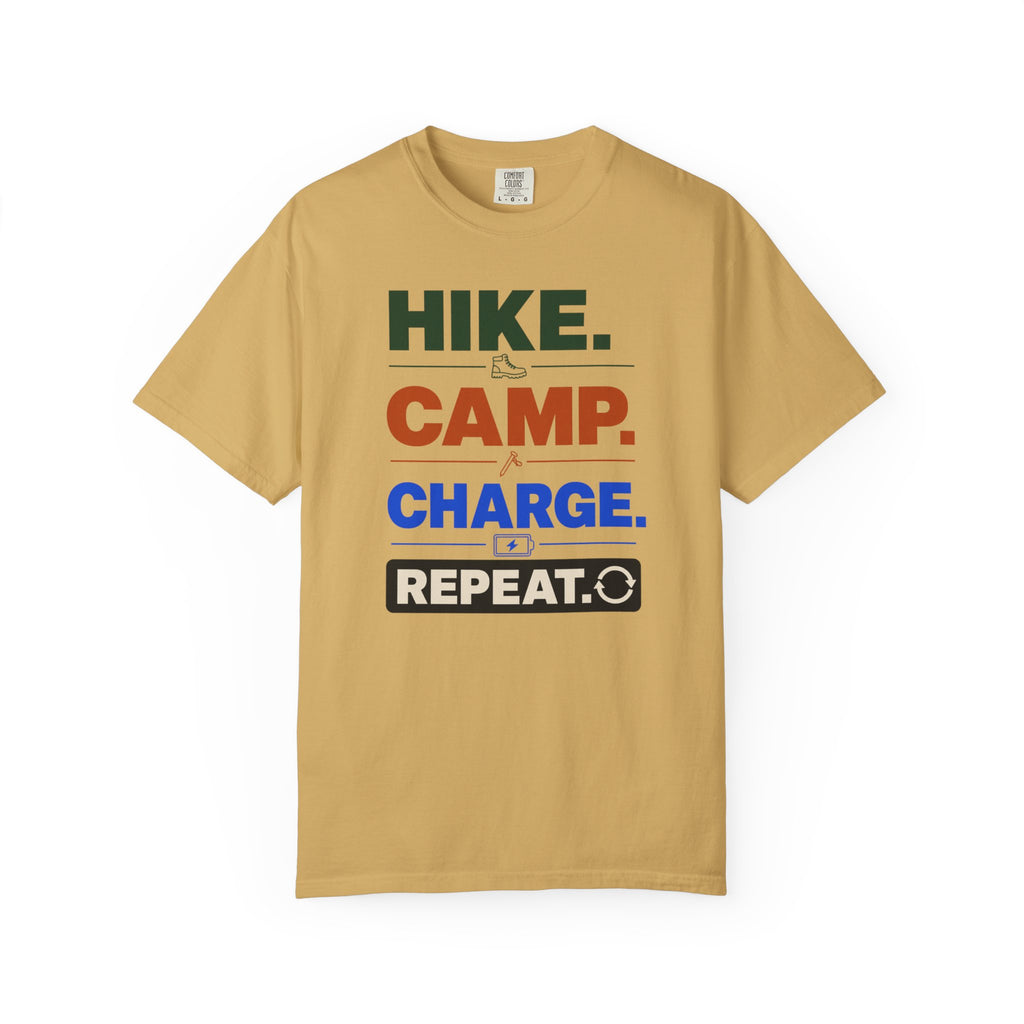 Hike Camp Charge Repeat - T-Shirt