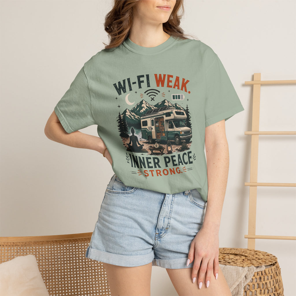Wi-Fi Weak Inner Peace Strong - T-Shirt