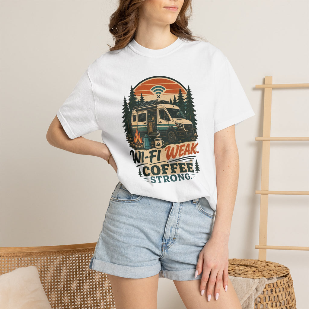 Wifi Weak Coffee Strong - T-Shirt