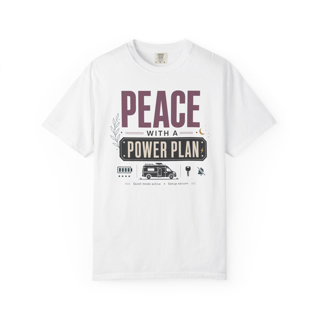 Peace With A Power Plan - T-Shirt