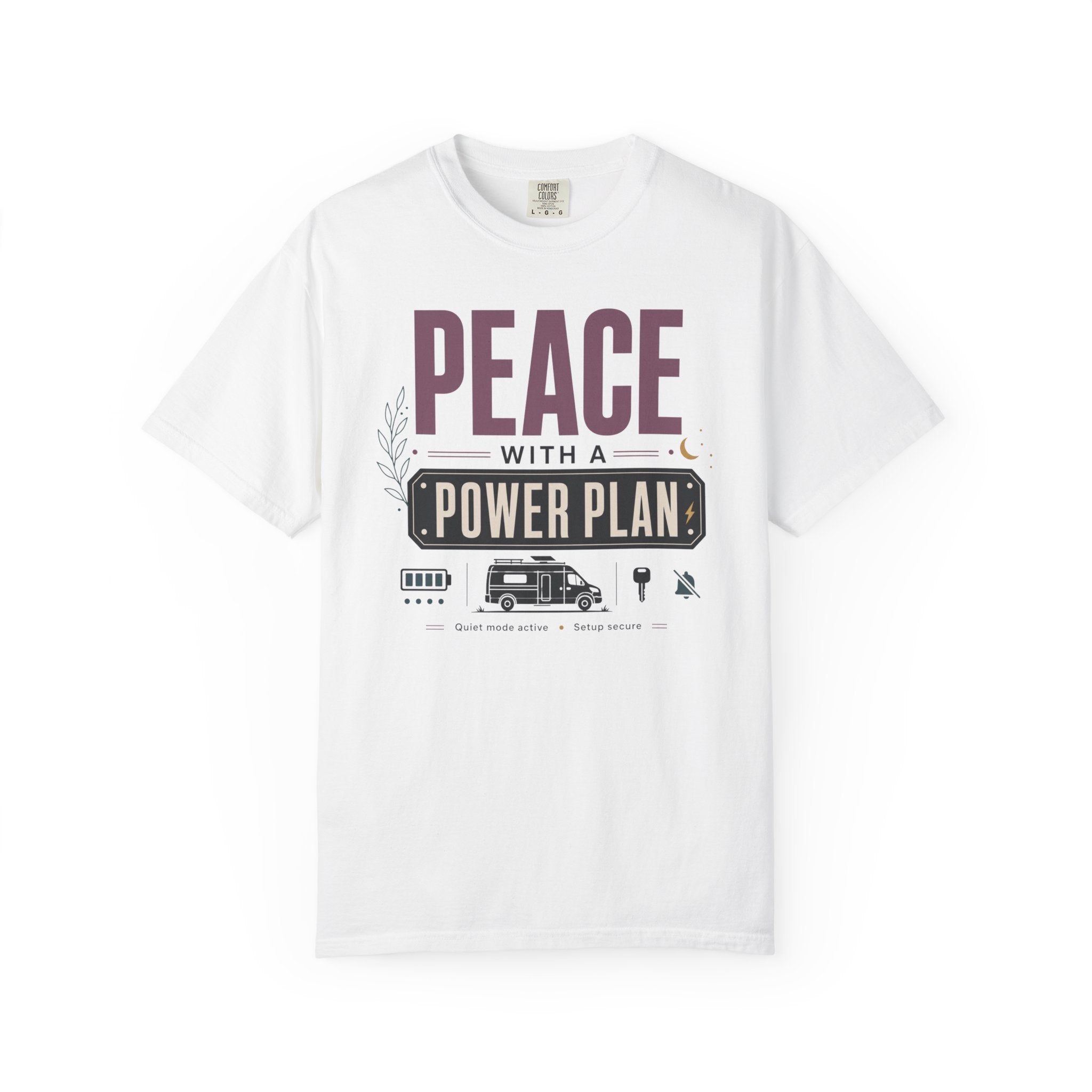 Peace With A Power Plan - T-Shirt