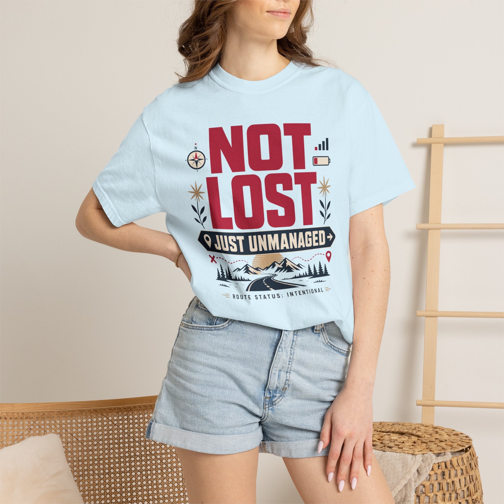 Not Lost Just Unmanaged - T-Shirt