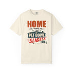 Home Is Where The Pet Bowl Slides - T-Shirt