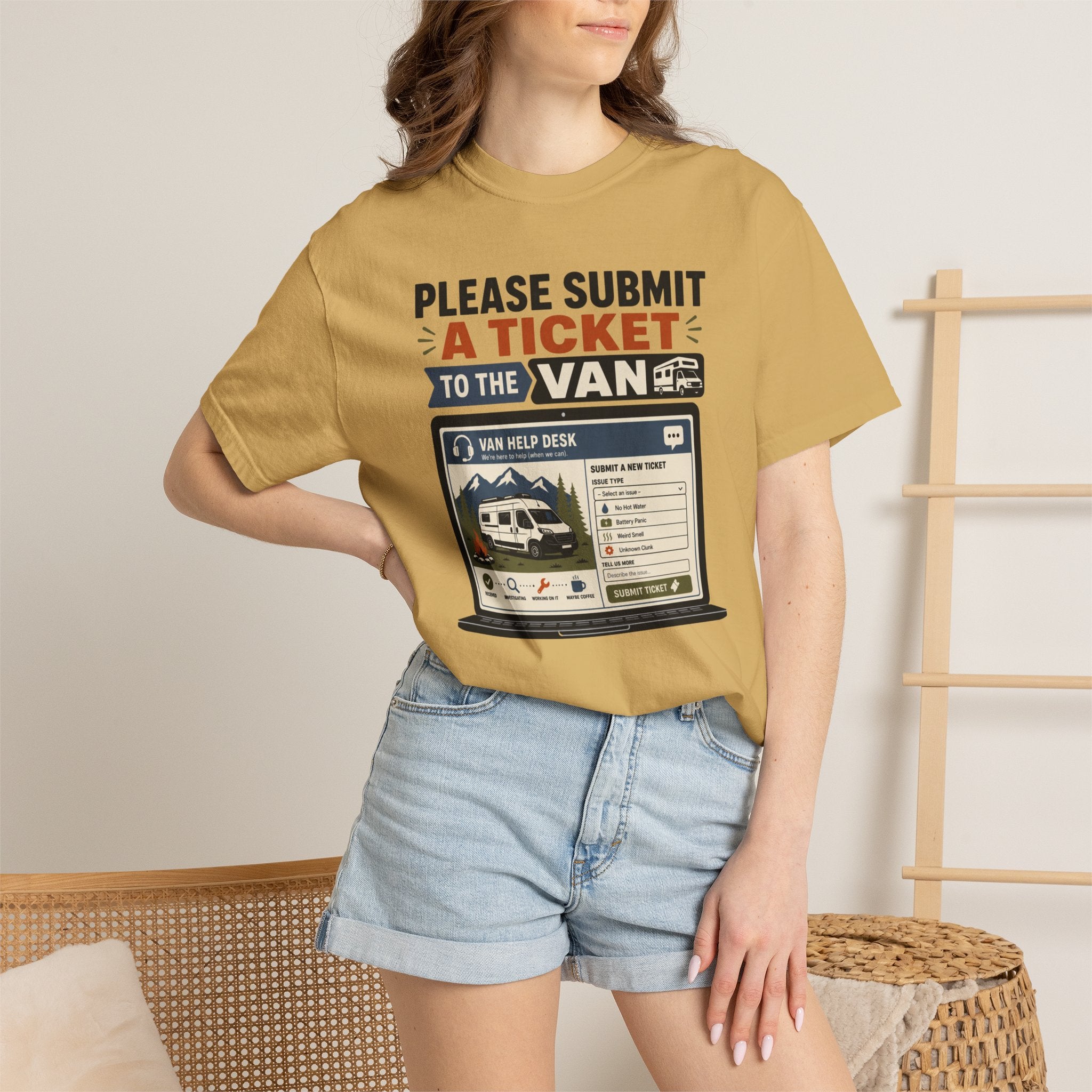 Please Submit A Ticket To The Van - T-Shirt
