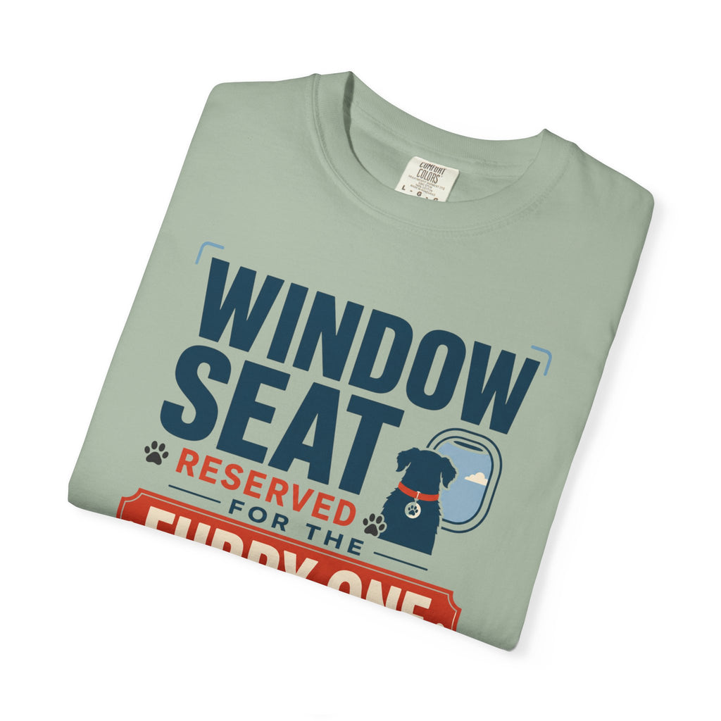 Window Seat Reserved For The Furry One - T-Shirt