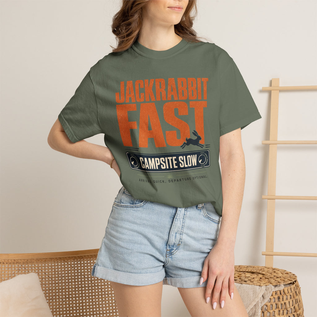 Jackrabbit Fast Campsite Slow - T-Shirt