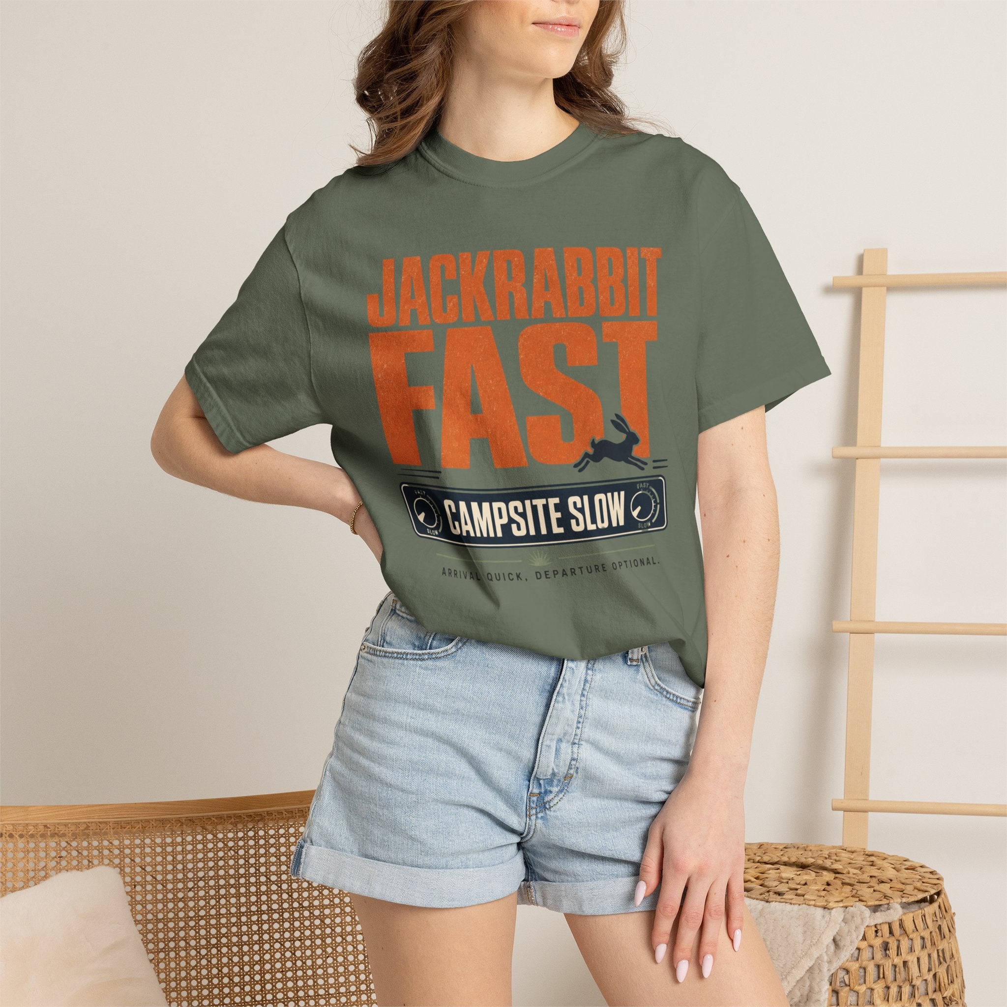 Jackrabbit Fast Campsite Slow - T-Shirt