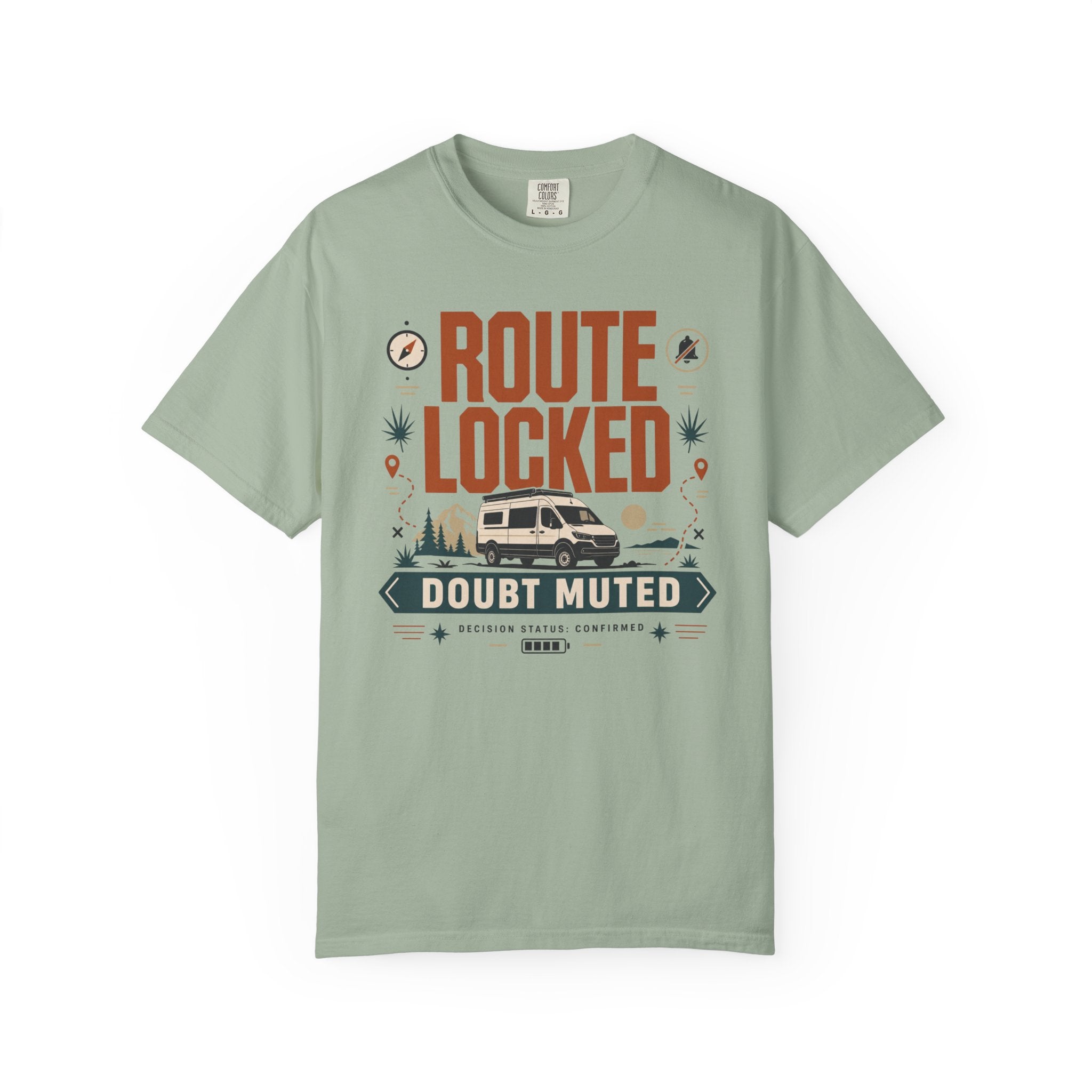 Route Locked Doubt Muted - T-Shirt
